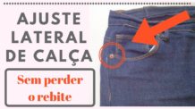 AJUSTE LATERAL DE CALÇA SEM PERDER O REBITE