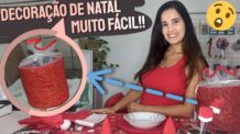 IDEIAS PARA DECORAÇÃO DE NATAL, SUPER FÁCIL!