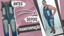 TRANSFORMAÇÃO DE ROUPA – TRANSFORMANDO MACACÃO EM JARDINEIRA