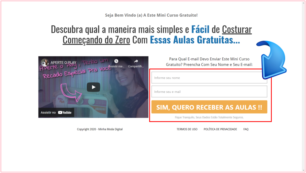 Curso Gratuito Online de Corte e Costura, FBV