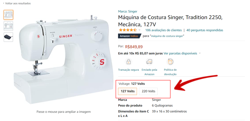 melhor maquina de costura domestica