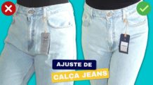 Como Ajustar/Apertar Calça Jeans Pela Lateral e Pelo Fundo