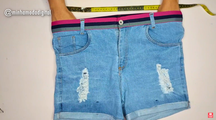 Como Alargar Calça Jeans ou Bermuda com Elástico na Cintura: Guia Passo a Passo