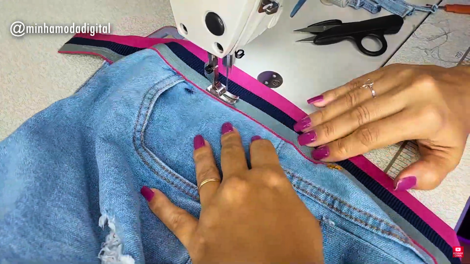 Como Alargar Calça Jeans ou Bermuda com Elástico na Cintura: Guia Passo ...