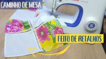 Como Fazer Um Lindo Caminho de Mesa Com Retalhos Passo a Passo