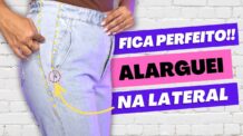 Como Alargar Calça Jeans na Lateral Sem Perder o Rebite