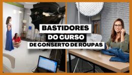 BASTIDORES DO CURSO DE CONSERTO DE ROUPAS PELA MÁXIMUS ESCOLA DE MODA