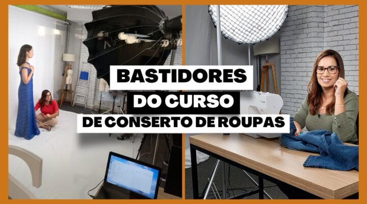 BASTIDORES DO CURSO DE CONSERTO DE ROUPAS PELA MÁXIMUS ESCOLA DE MODA